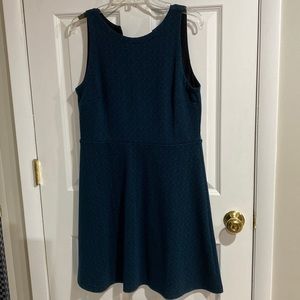 LOFT Teal Sleeveless Dress